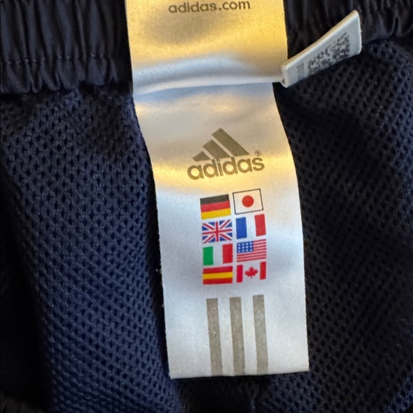 Men’s Adidas Joggers, Dark Blue & White, 2XL - Picture 7 of 9